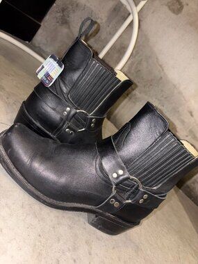 Vintage Boulet Black Leather Boots